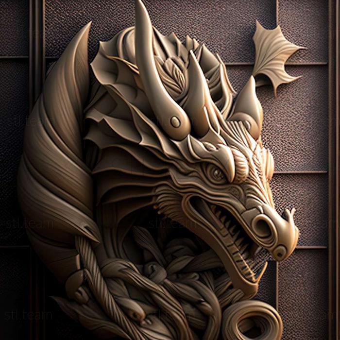 3D model dragon (STL)